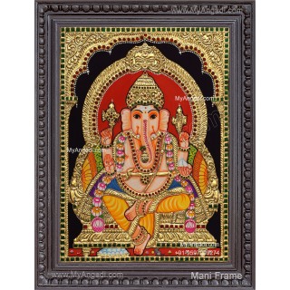 Ganapathi Tanjore Painting 