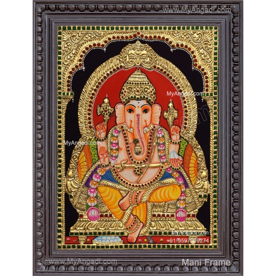 Ganapathi Tanjore Painting 
