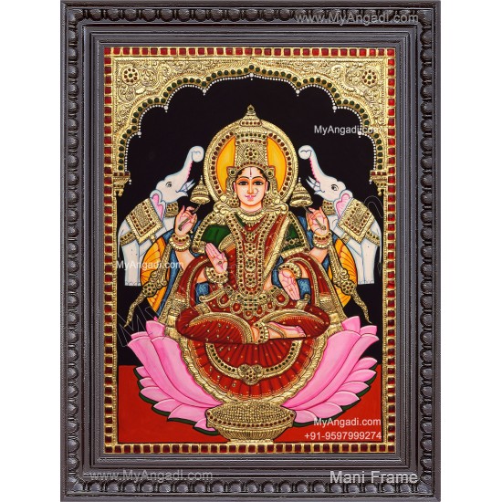 Gajalakshmi Tanjore Painting