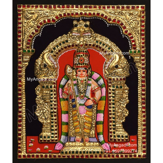5 Set Ganesha Murugan Balaji Lakshmi Saraswathi Tanjore painting