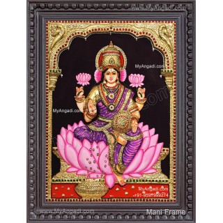 Mahalakshmi 3D Tanjore Painting