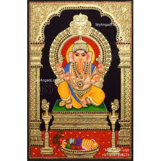 Ganesha Tanjore Painting