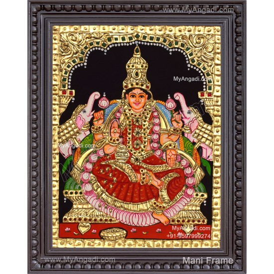 Gajalakshmi Tanjore Painting