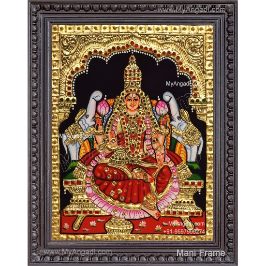 Gajalakshmi Tanjore Painting