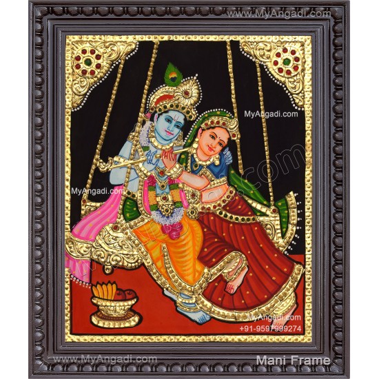 Radha Krishna Tanjore Painting