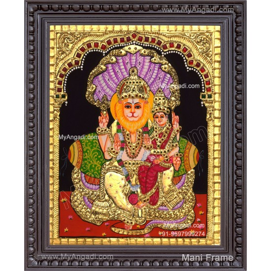 Lakshmi Narasimhar Tanjore Painting