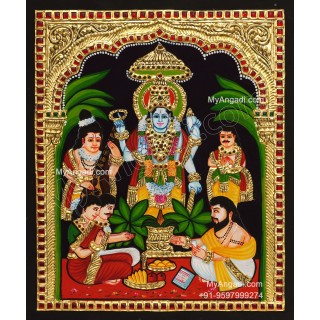 Sathya Narayana Tanjore Painting