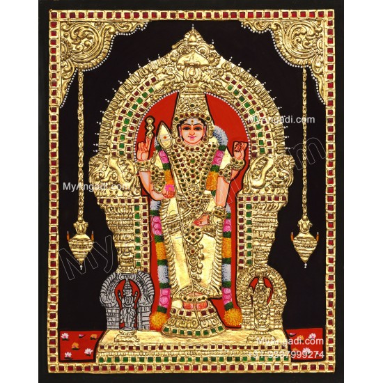 Thiruchendhur Murugan Tanjore Painting