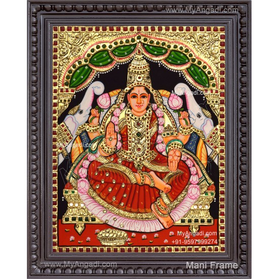 Gajalakshmi Tanjore Painting