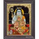 Shiva Family Tanjore Painting