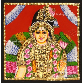 Aandal Tanjore Painting, Andal Tanjore Painting