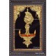 Vilakku Lamp Tanjore Painting