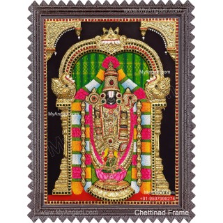 3d Balaji Lakshmi Tanjore Painting