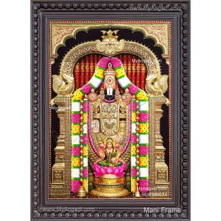 3d Balaji Lakshmi Tanjore Painting