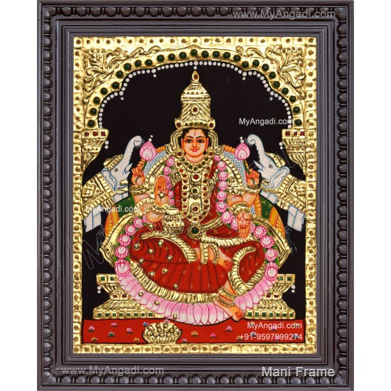 Gajalakshmi Tanjore Painting