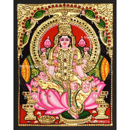 Aiswarya Lakshmi Tanjore Painting
