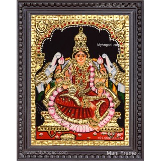 Gajalakshmi Tanjore Painting