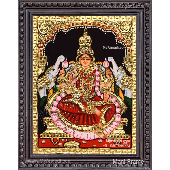 Gajalakshmi Tanjore Painting
