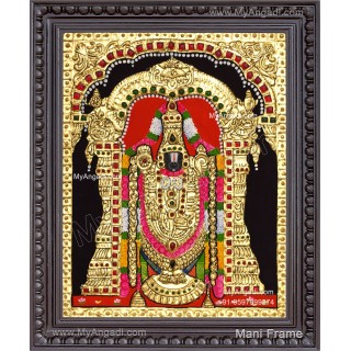 Venkateshwara  Swamy Tanjore Painting