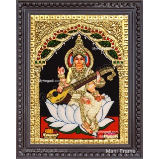 Saraswathi Tanjore Painting