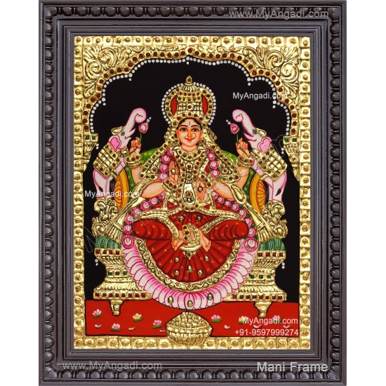 Gajalakshmi Tanjore Painting