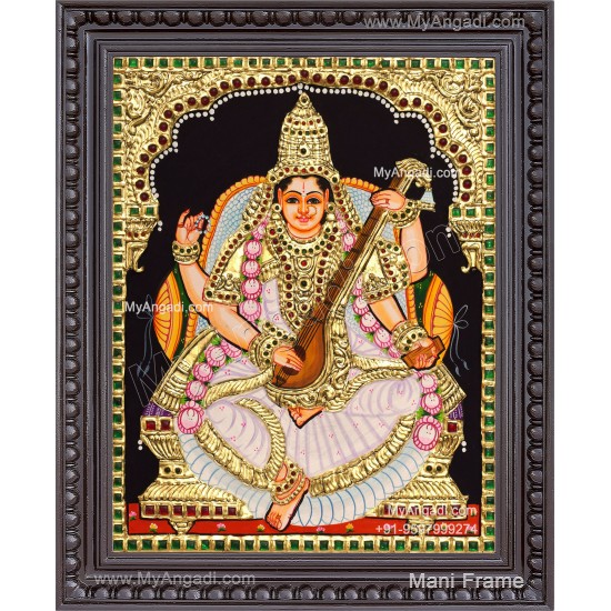 Saraswathi Tanjore Painting