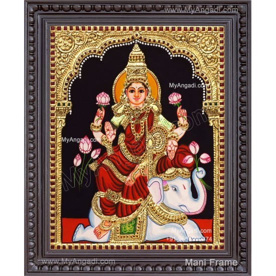 Gajalakshmi Tanjore Painting