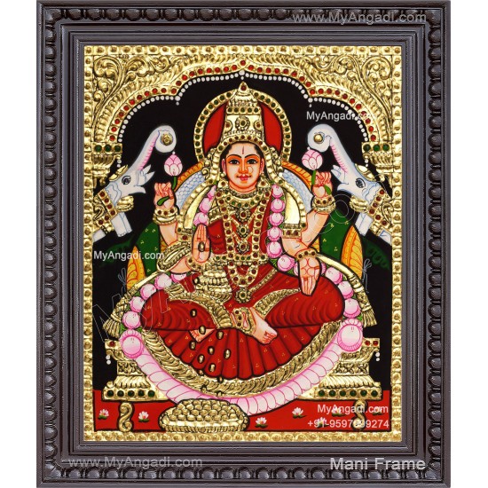 Gajalakshmi Tanjore Painting