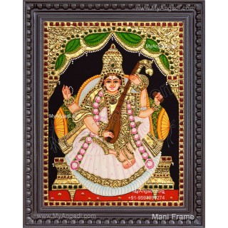 Saraswathi Tanjore Painting