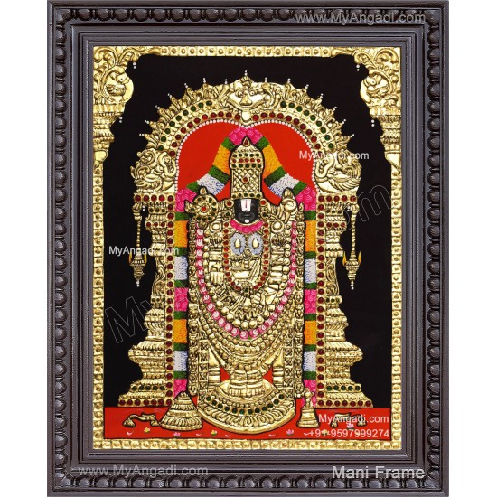 Venkateshwara  Swamy Tanjore Painting