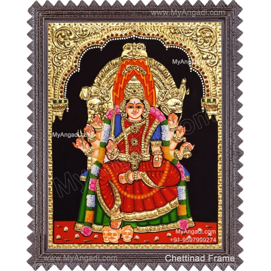 Samayapura Mariamman Tanjore Painting