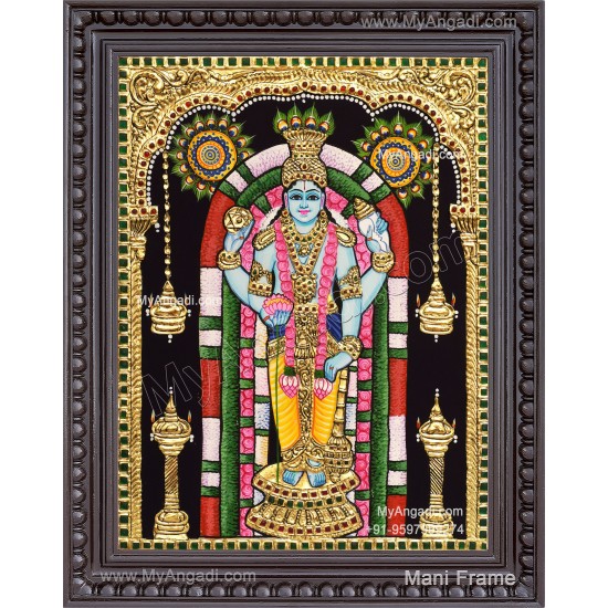 Guruvayoorappan Tanjore Painting