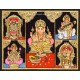 5 Panel  Tanjore Painting