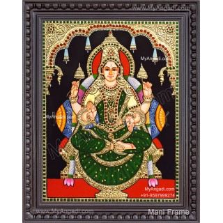 Lakshmi Devi Tanjore Painting