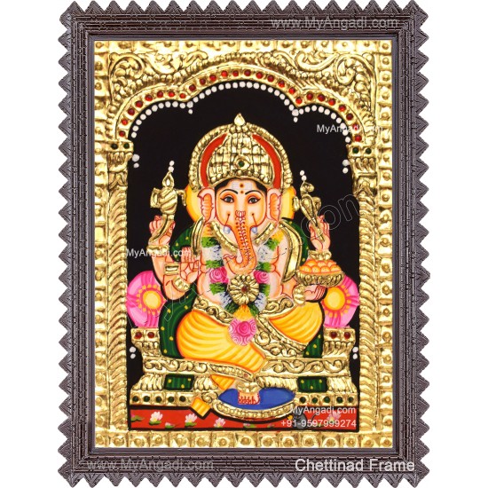 Ganapathi Tanjore Painting 