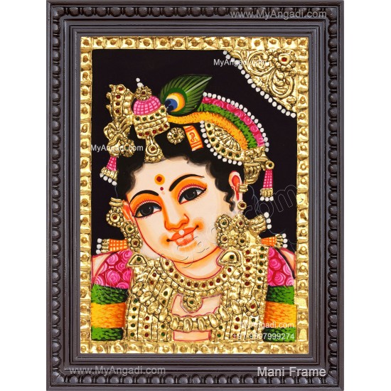 Krishna Face Tanjore Paintings