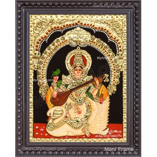 Saraswathi Tanjore Painting