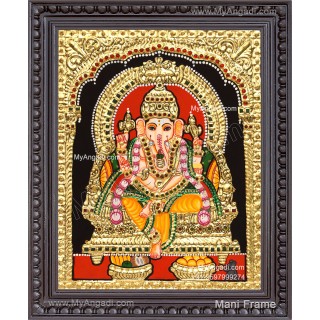 Ganesha Tanjore Painting