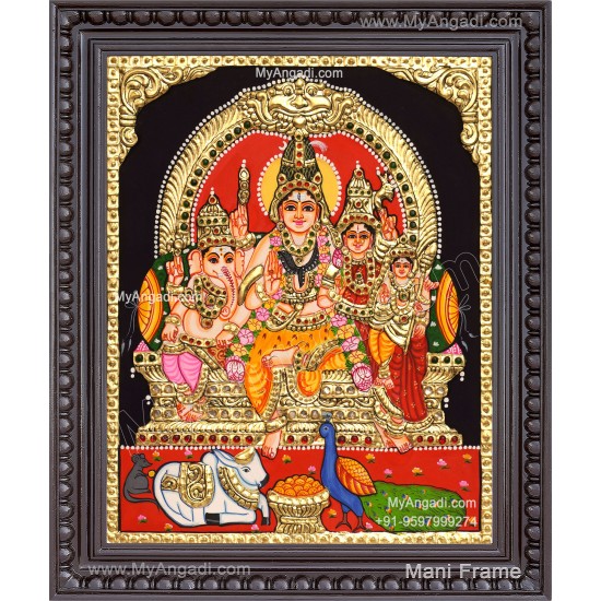 Shiva Family Tanjore Paintings