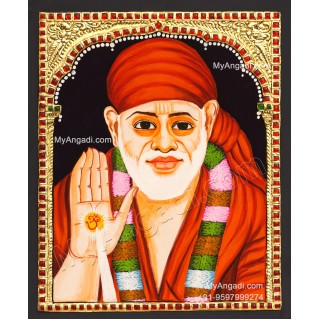 Saibaba Tanjore Painting