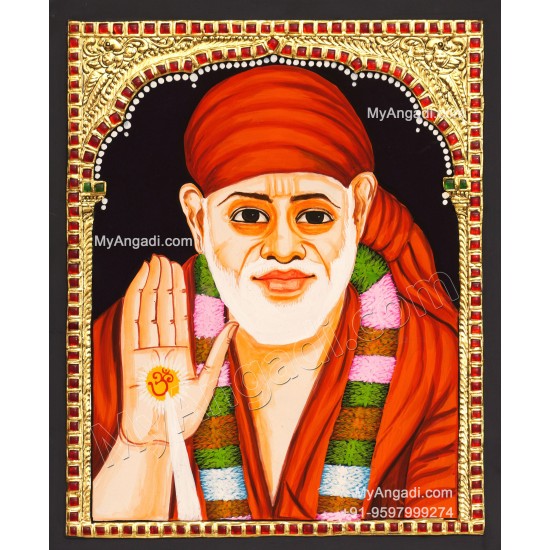 Saibaba Tanjore Painting