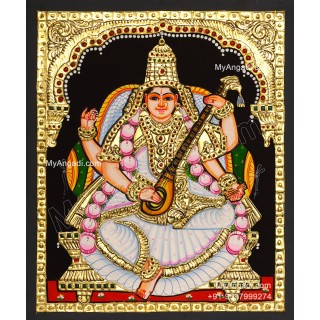 5 Set Ganesha Murugan Balaji Lakshmi Saraswathi Tanjore painting