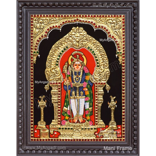 Palani Raja Alangara Murugan Tanjore Paintings