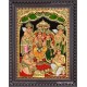 Ram Darbar - Ram with Sita, Hanuman, Lakshmanan  Tanjore Painting