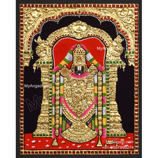 Venkatachalapathy  Tanjore Painting