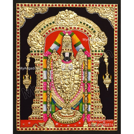 Venkatachalapathy  Tanjore Painting