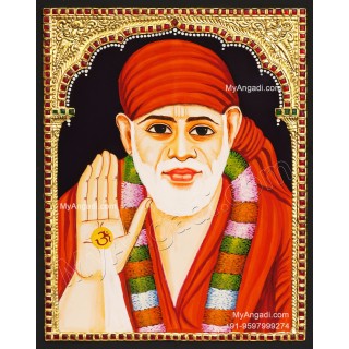 Saibaba Tanjore Painting