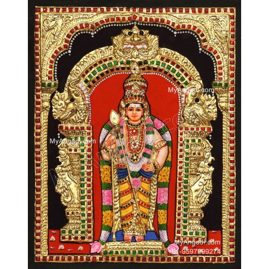 Murugar 3D Tanjore Painting