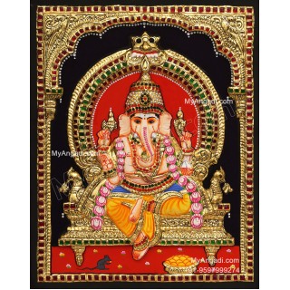 Vinayagar 3D Tanjore Painting