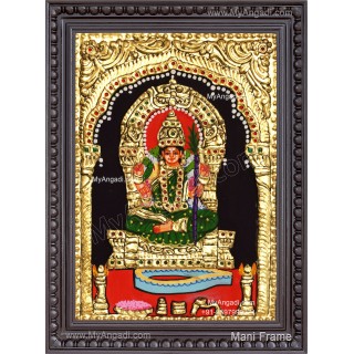 Kamatchi Amman Tanjore Painting